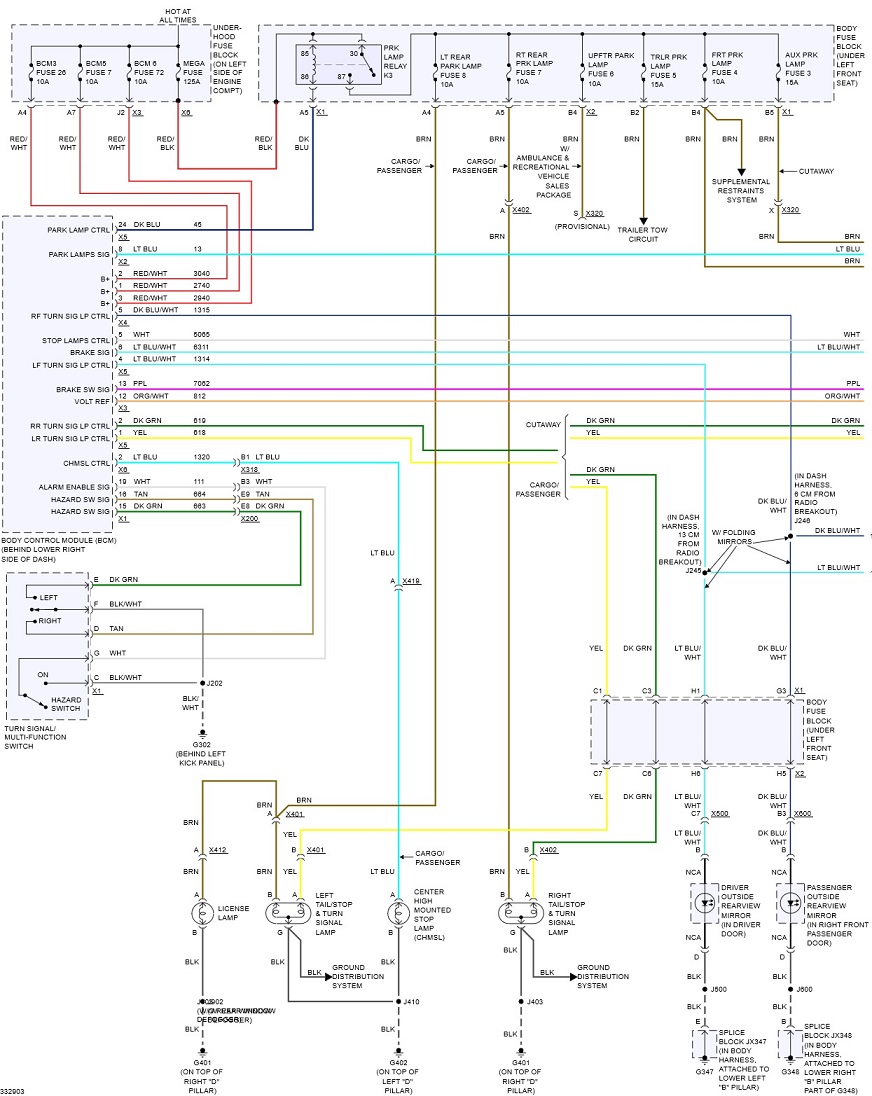 Trailer Light Wiring Diagram 2007 Express from www.greatautohelp.com