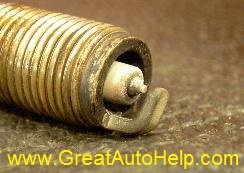 Inspecting spark plug