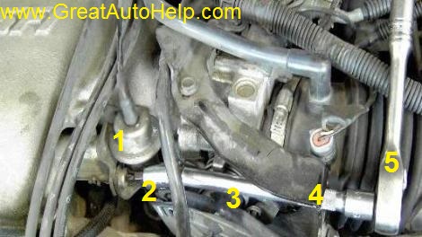 Leaking fuel pressure regulator can cause hard stating, stalls, gas odor, misfire code p0300